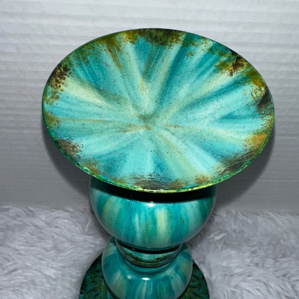 Pier 1 Turquoise Candle Holder Pier One Imports